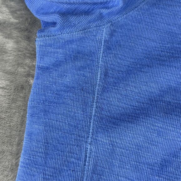 Lands End Pullover Mens 4XL Blue Quarter Zip Sweater Knit Long Sleeve Big Tall - Picture 6 of 12